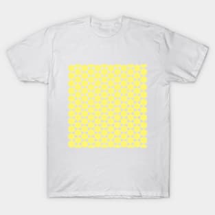 Concentric hexagons - yellow T-Shirt